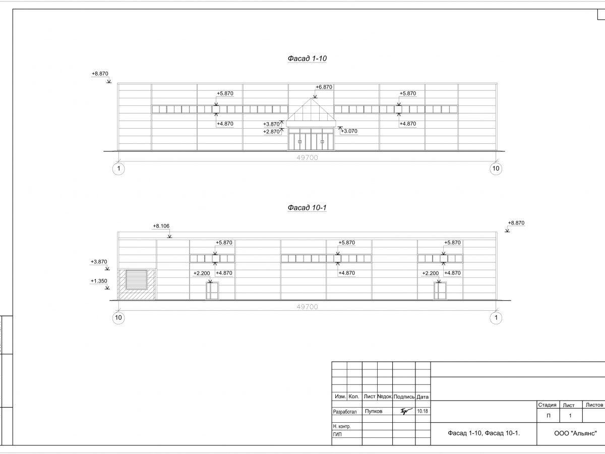 3D визуализация Магазин из сэндвич-панелей - фото 20