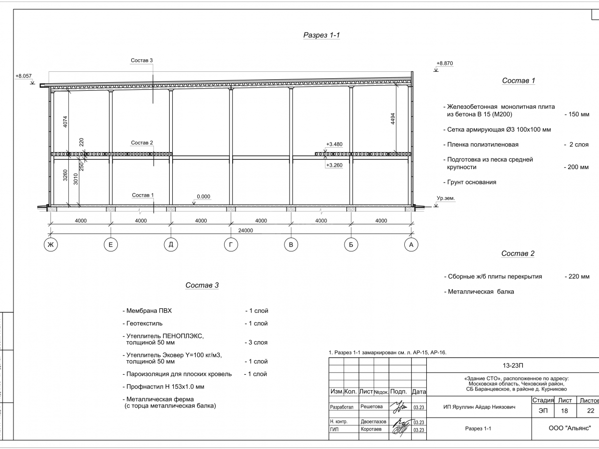 3D визуализация СТО с АБК из сэндвич-панелей - фото 16